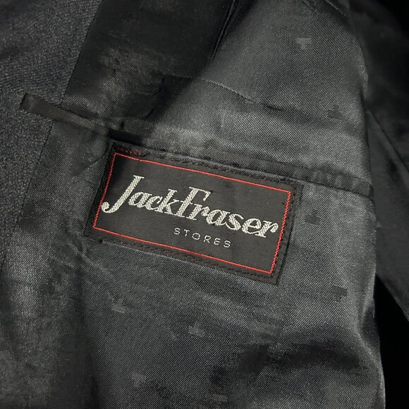 Vintage JACK FRASER Wool Jacket Men's 46 Gray Heavy Custom Made 1960 *READ* - Picture 5 of 12